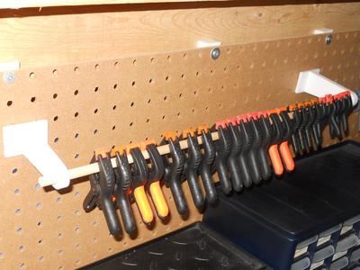 Peg Board 3/8 inch Dowel Holder