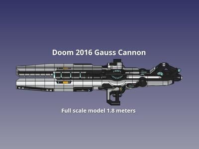 Doom 2016 Gauss Cannon