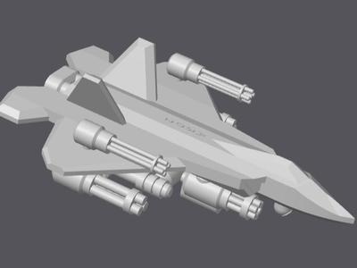 Gatling fighter