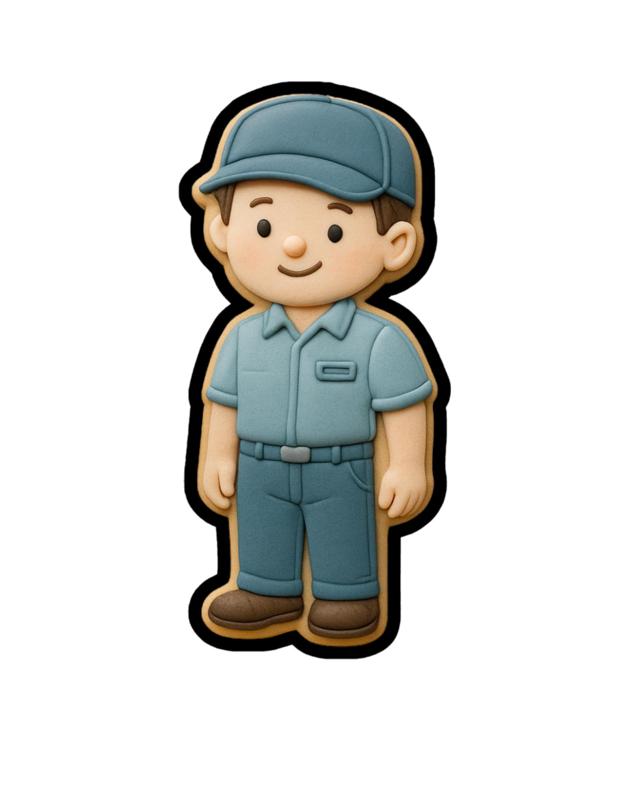 Mechanic Cookie Cutter – Handyman, Garage & Tool Party Ready