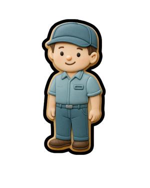 Mechanic Cookie Cutter – Handyman, Garage & Tool Party Ready