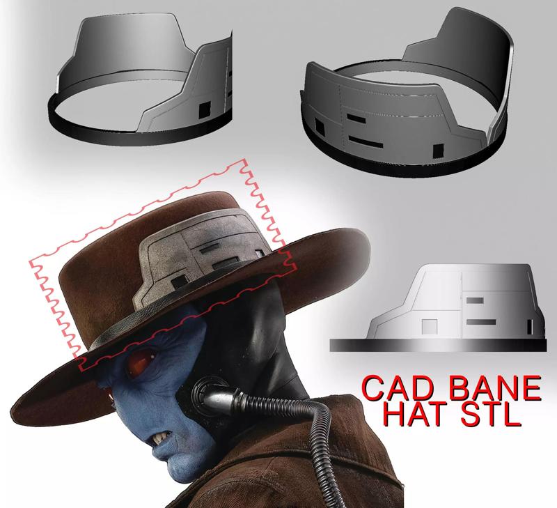 Cad Bane Hat STL