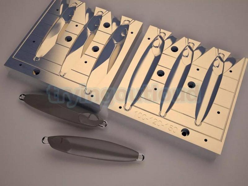 100-120-150Gr DM Force Slow Pitch Metal Jig Mold