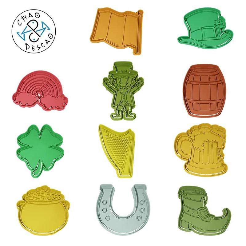 Saint Patrick's Day Collection Set - Cookie Cutter - Fondant - Polymer Clay