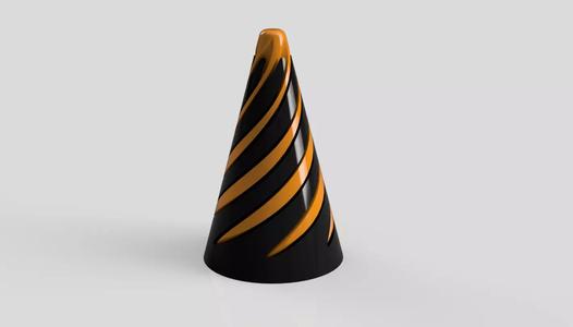Spiral Fidget Cone - A Zen-Like Experience