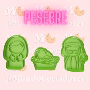 SET OF CUTTERS CHRISTMAS MANGER - CUTTER CHRISTMAS MANGER