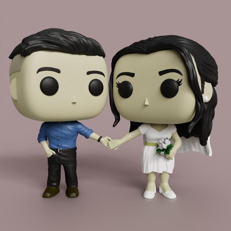 Funko Bride and Groom