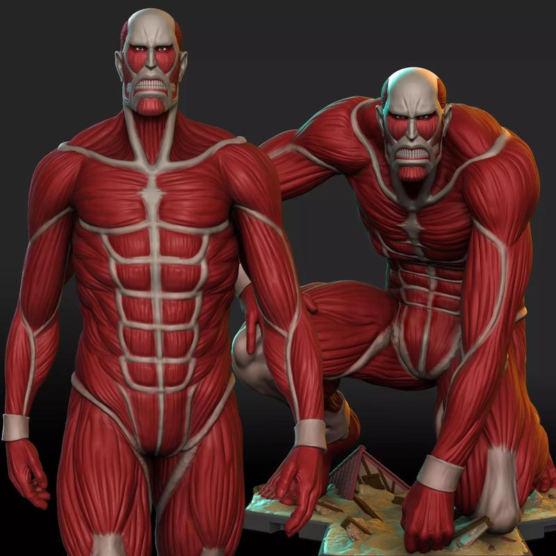 Bertholdt colossal Titan V1-2 - Shingeki no Kyojin