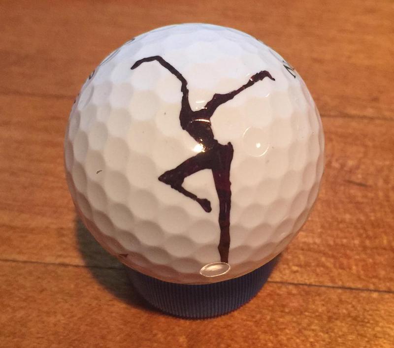 Golf Ball Marker - Fire Dancer