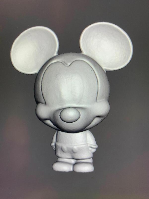miki mouse bobblehead .stl .obj disney figure