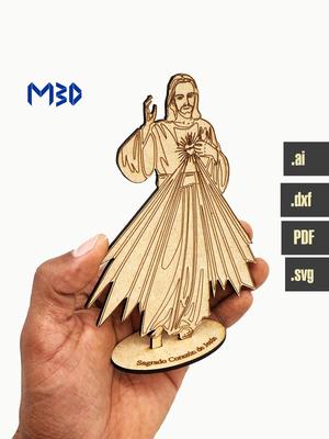Sacred Heart MDF 15cm