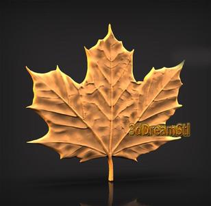 leaf maple STL model, CNC router engraver, artcam, aspire, cnc files, wood, art, wall decor, CNC