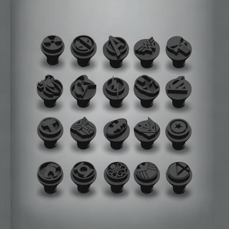 KIT CARIMBO PARA BRIGADEIRO - SUPER HERÓIS- Super heroes