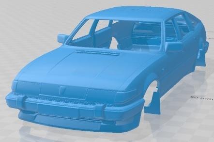 Rover SD1 Vitesse V8 3500 1984 Printable Body Car