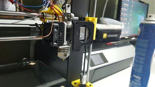 BPS direct drive extruder adapter layer fan