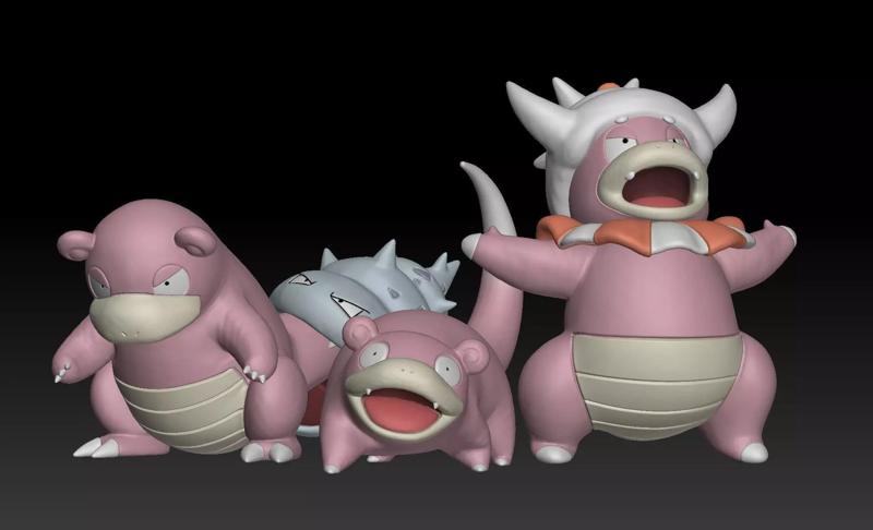 Pokemon Slowpoke Slowbro Slowking