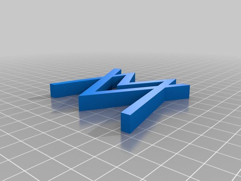 Alan Walker Logo 3D Badge