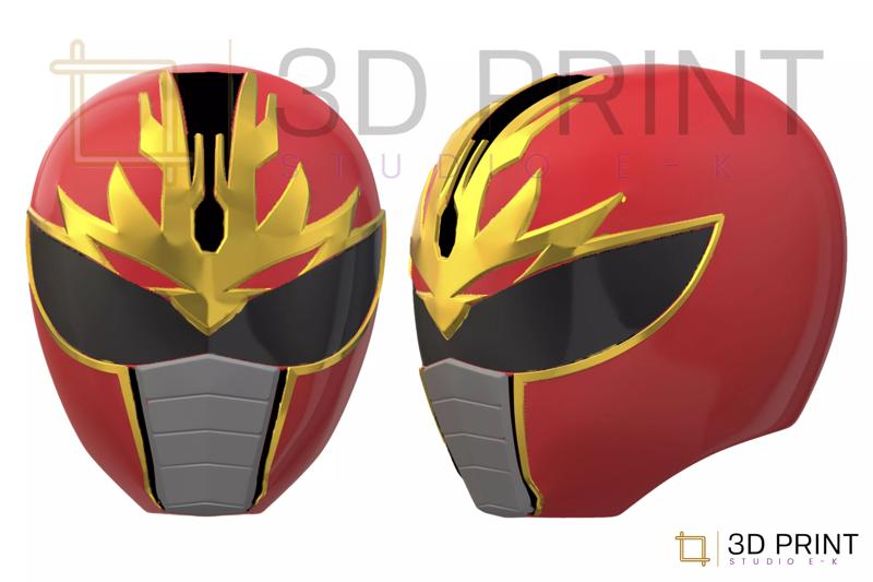 Power Rangers Dai Red Ranger helmet