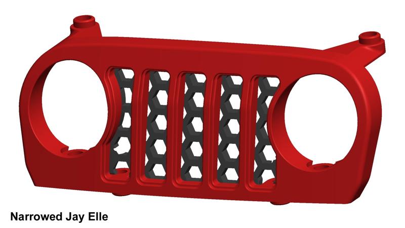 JCAD Grille for H10 Optic - Narrowed Jay Elle Style