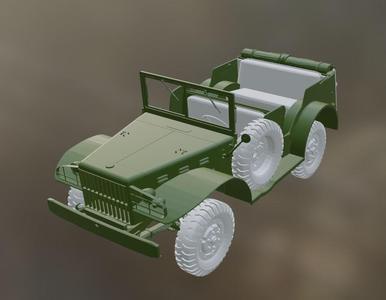 DODGE WC56 - Truck Command CAR US military 1/16