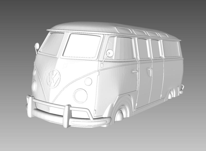 T1 VW Bus Samba Bulli Bully Vanagon car sculpture