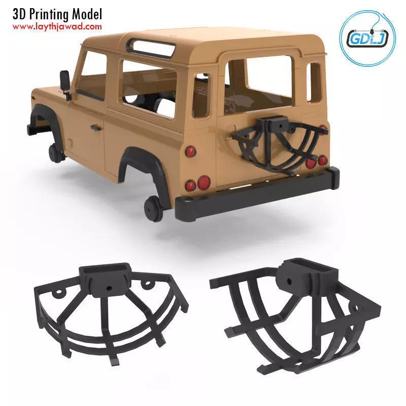 Land Rover Defender V2 3 Tire Holder