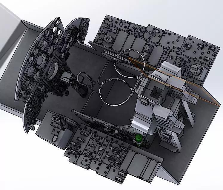 F104 Starfighter internal cockpit Stl files only