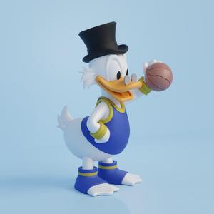 Scrooge McDuck 3D model