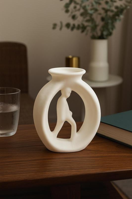 Walking Figure Vase – Modern Minimalist Decor