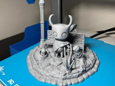 Hollow Knight - Checkpoint Bench Diorama fanmade