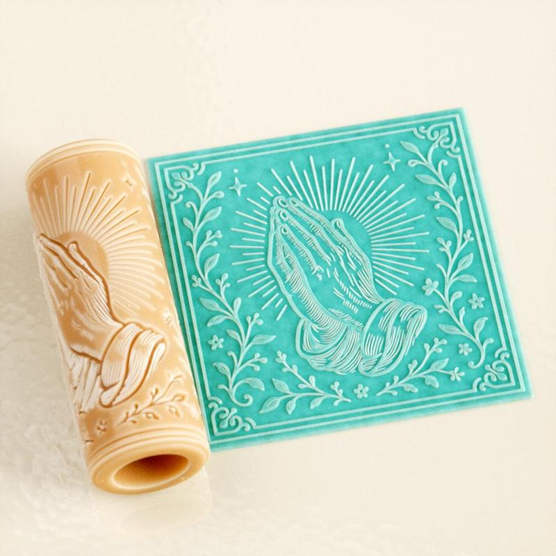 Praying Hands Texture Roller
