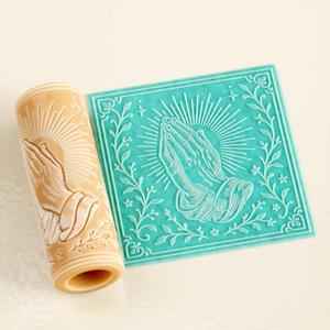 Praying Hands Texture Roller