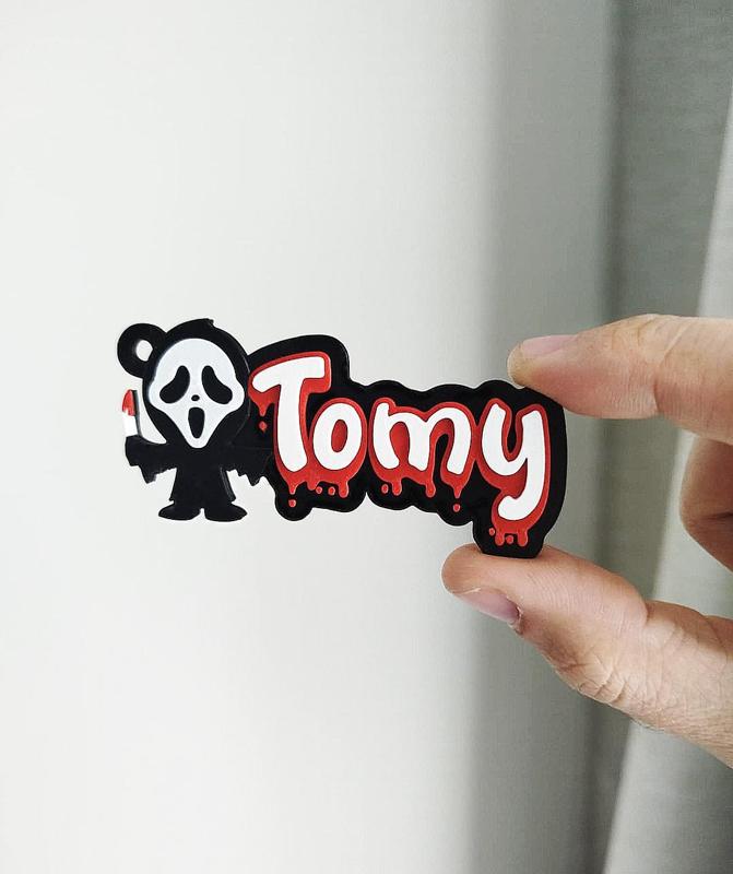Bloody name tag - Tomy
