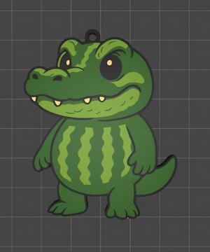 Glorbo Fruttodrillo keychain