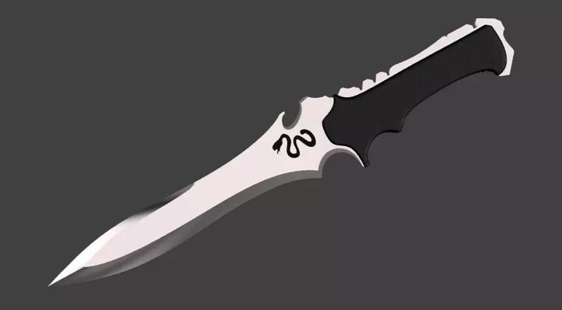 Resident Evil 4 Remake - Jack Krauser combat knife