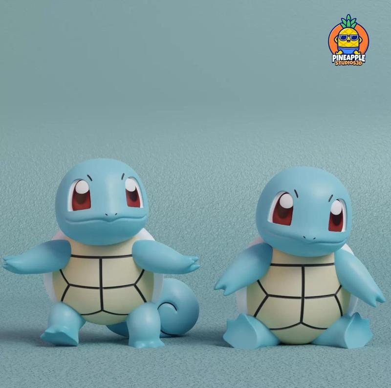 Pokemon - Squirtle with 2 poses