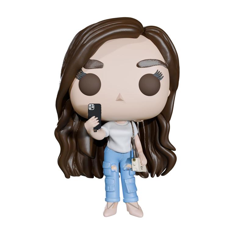 Funko pop girl iphone
