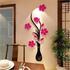 decorative vase picture in pieces for wall decoration
