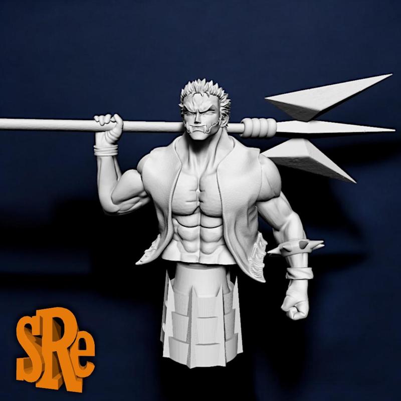 Bust Charlotte Katakuri with and without Scarf - One piece