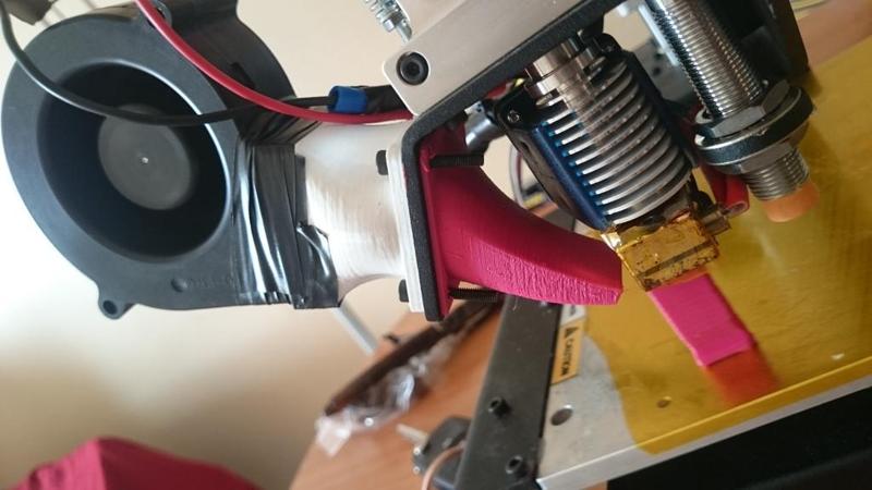 Printrbot Simple Metal E3D fan shroud