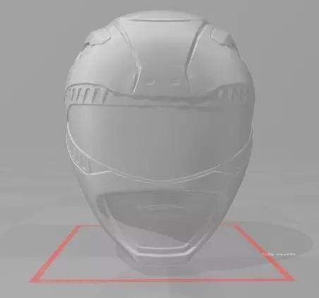 Power rangers 3d file Helmet Red ranger
