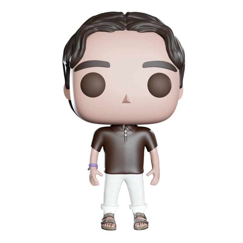 Funko pop man brown shirt