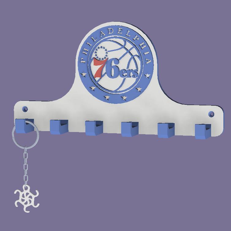 Philadelphia 76ers NBA KEYS HOLDER WALL