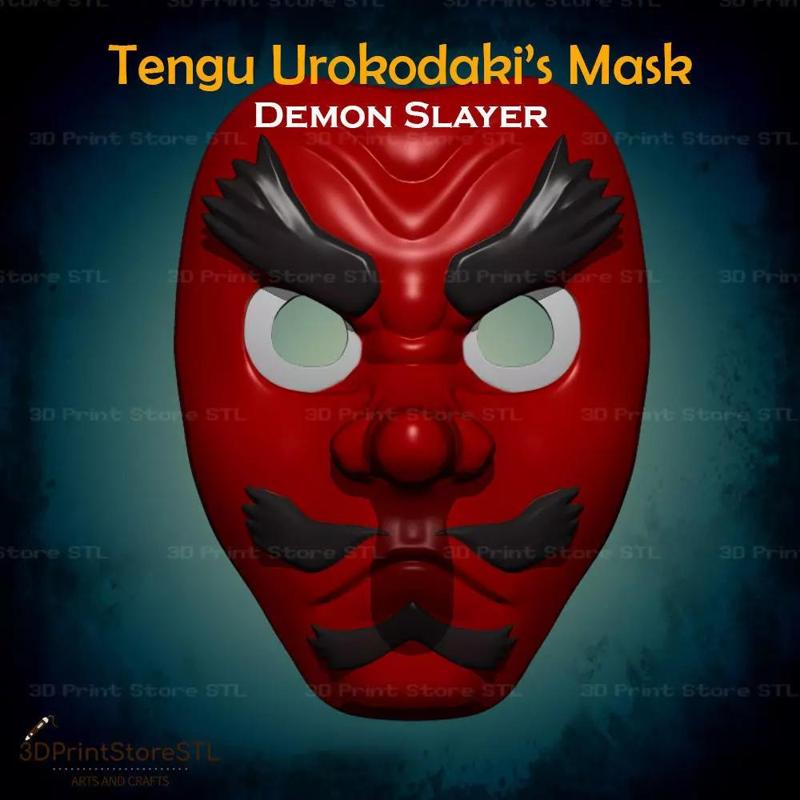 Sakonji Urokodaki Mask Cosplay Demon Slayer  - STL File
