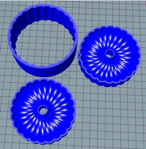 Mold Marshmallow Donut 8sm