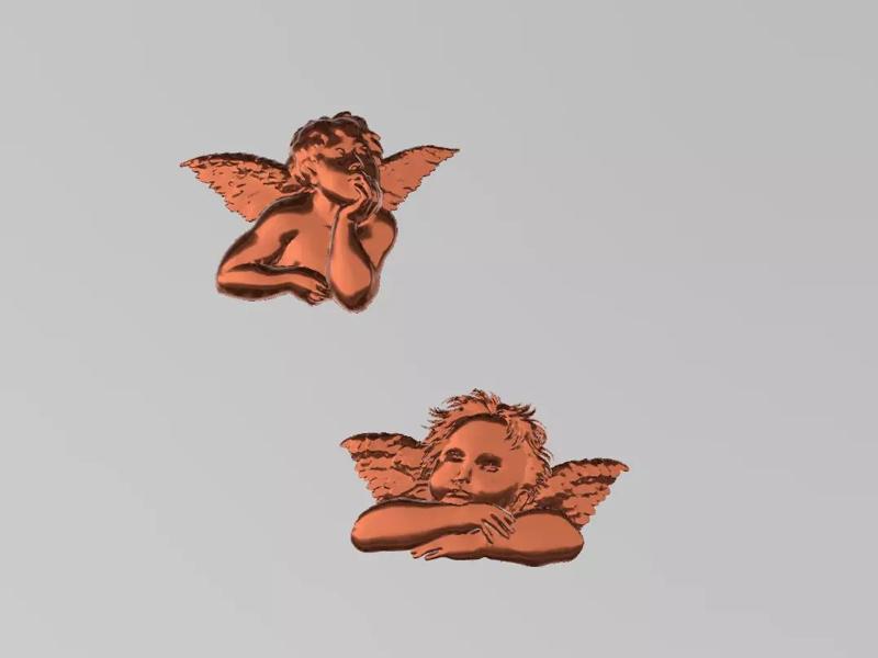 Cherub pair of angels