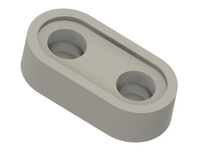 Female 2p plug magnetic connector (6x3)