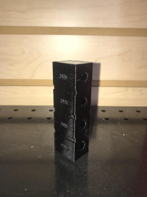 PETG Temperature Testing Tower