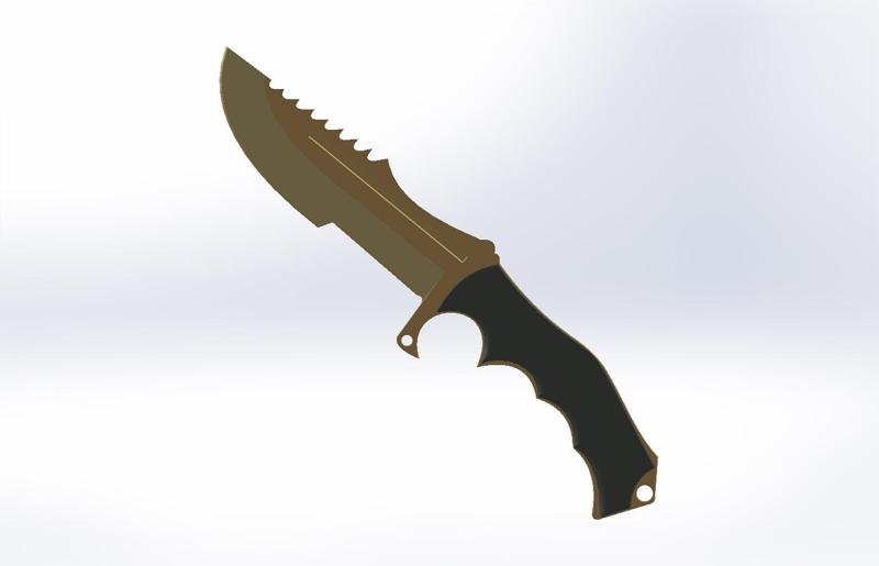 huntsman knife csgo / couteau huntsman csgo