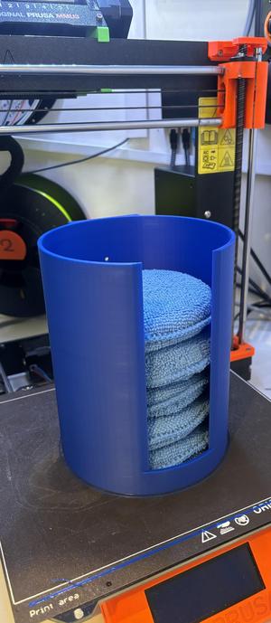 Wall mounted for wax pads holder